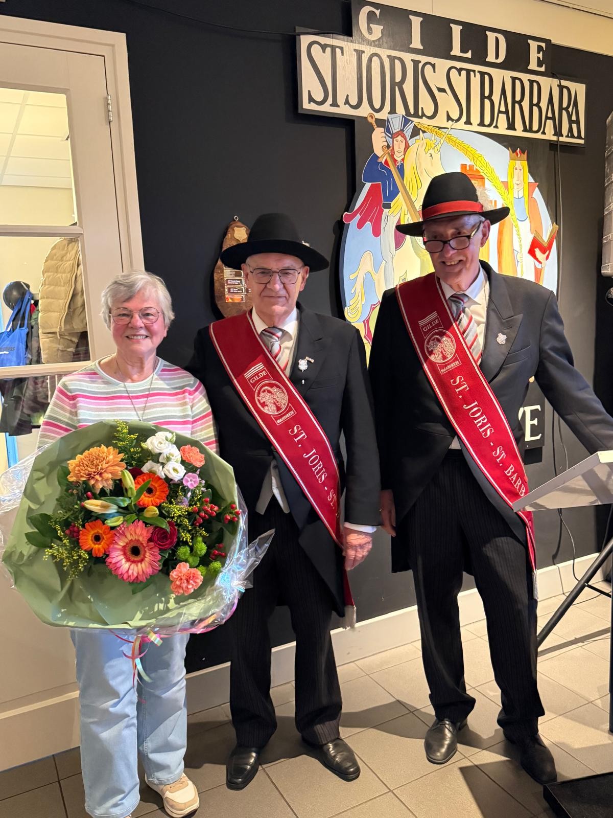 Teerdag Gilde Sint Joris &ndash; Sint Barbara in teken van traditie, herdenking en jubilarissen