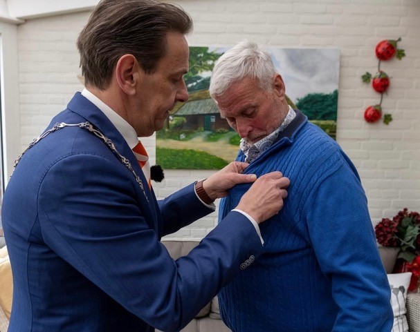 Henk van der Palen onderscheiden tot Lid in de Orde van Oranje-Nassau